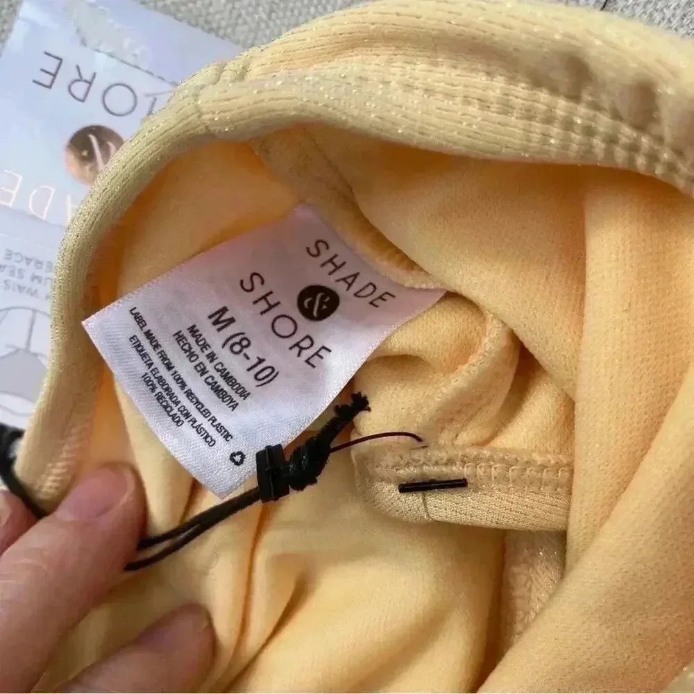Kona sol‎ bikini colorful top size L, gold, bottom, high waisted size M_7